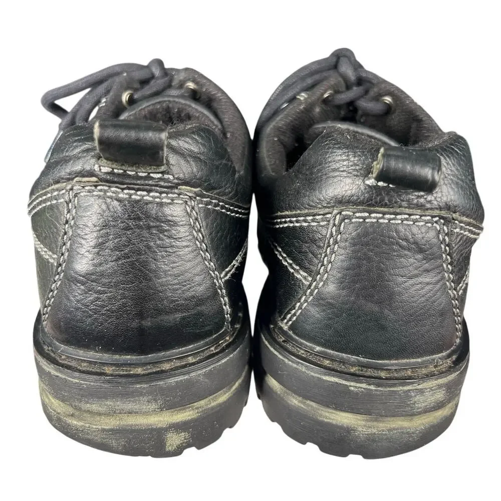 Vintage Bed Stu Men’s Next Step Chunky Lug Sole Black Leather Oxfords Size US 10